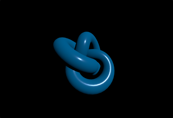 Three.js Torus Knot Geometry preview